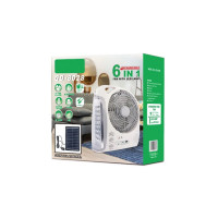 Портативний вентилятор GD-8028/N283 6в1  прохолода, світло, музика і більше